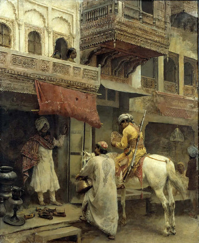 Scène de rue en Inde - Edwin Lord Weeks - Alpha Reproduction