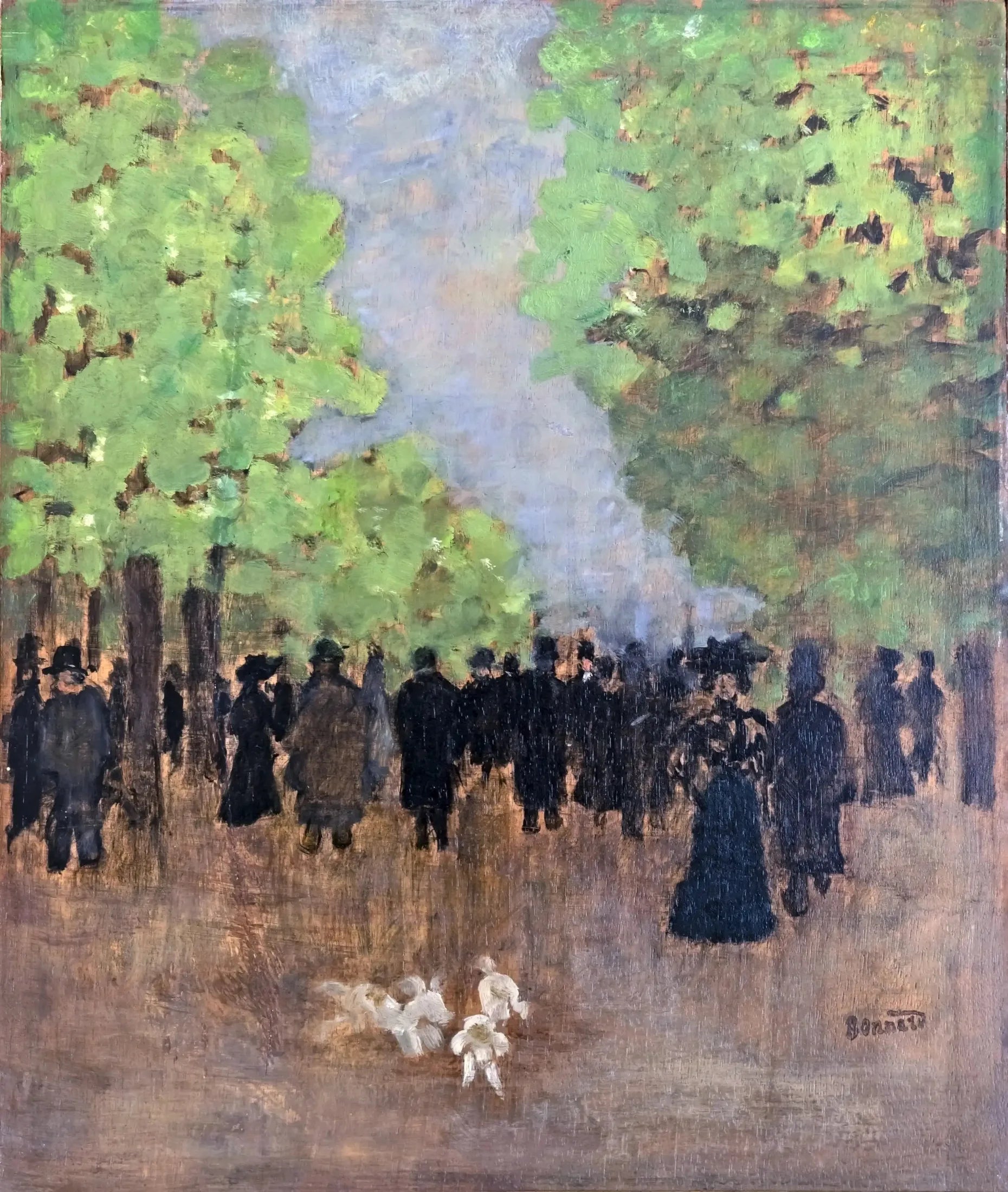 Scène de rues - Pierre Bonnard image 1 reproduction réalisée par Alpha Reproduction