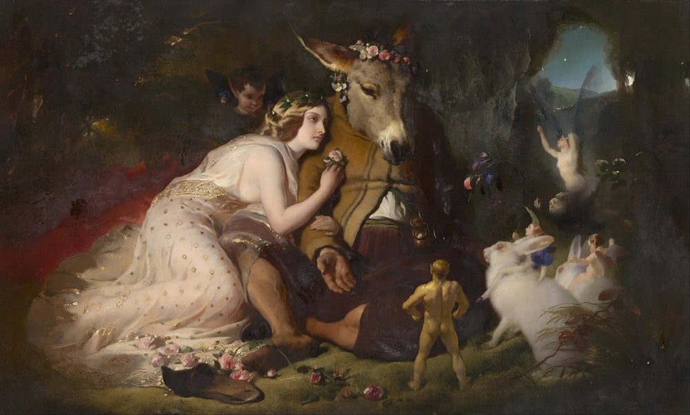 Scène du Songe d'une nuit d'été - Edwin Henry Landseer image 1 reproduction réalisée par Alpha Reproduction
