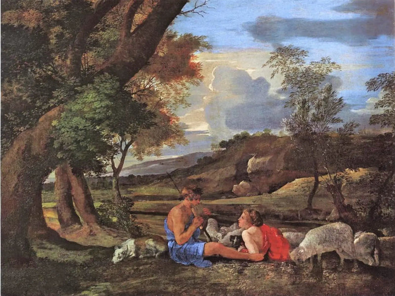 ฉากชนบท - Nicolas Poussin