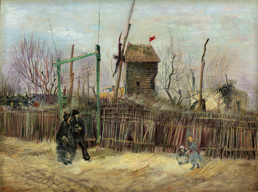 ฉากถนนที่มงมาร์ตร์ - Vincent van Gogh
