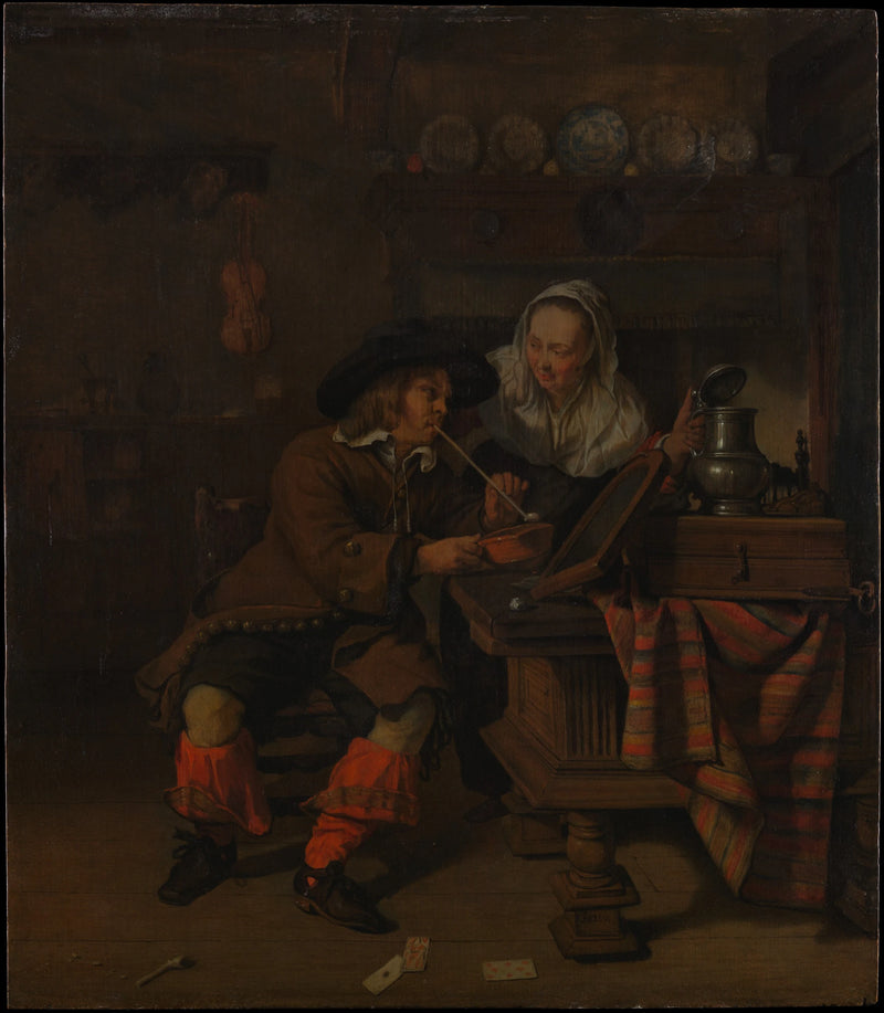 Scène de taverne - Gabriël Metsu