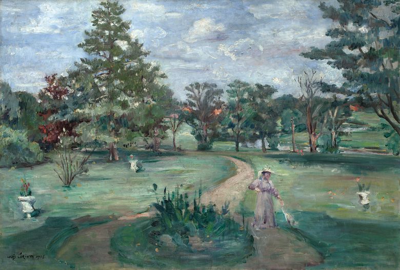 Schlosspark - Lovis Corinth image 1 reproduction réalisée par Alpha Reproduction
