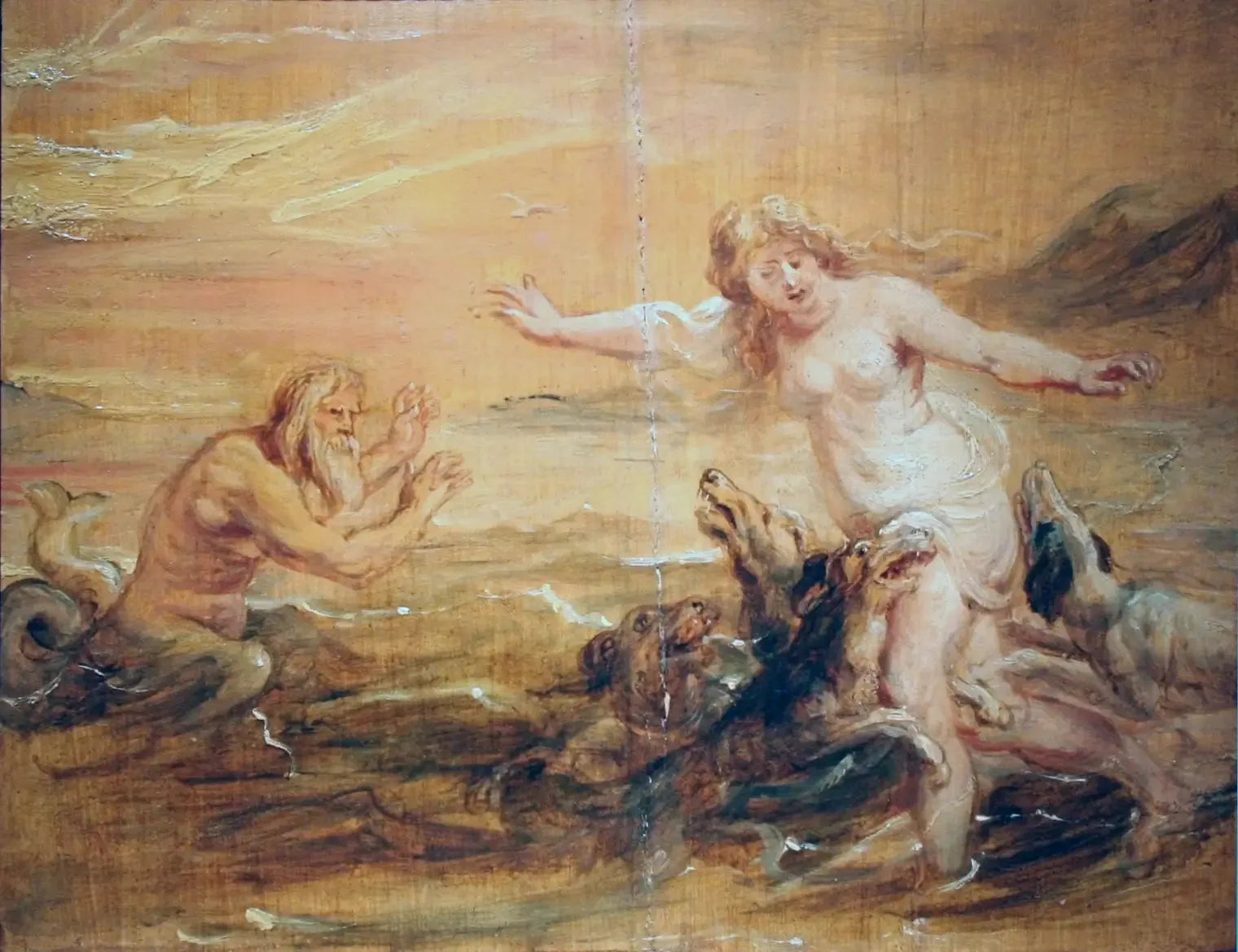 Scylla et Glaucus - Peter Paul Rubens image 1 tableau peint à l’huile sur toile