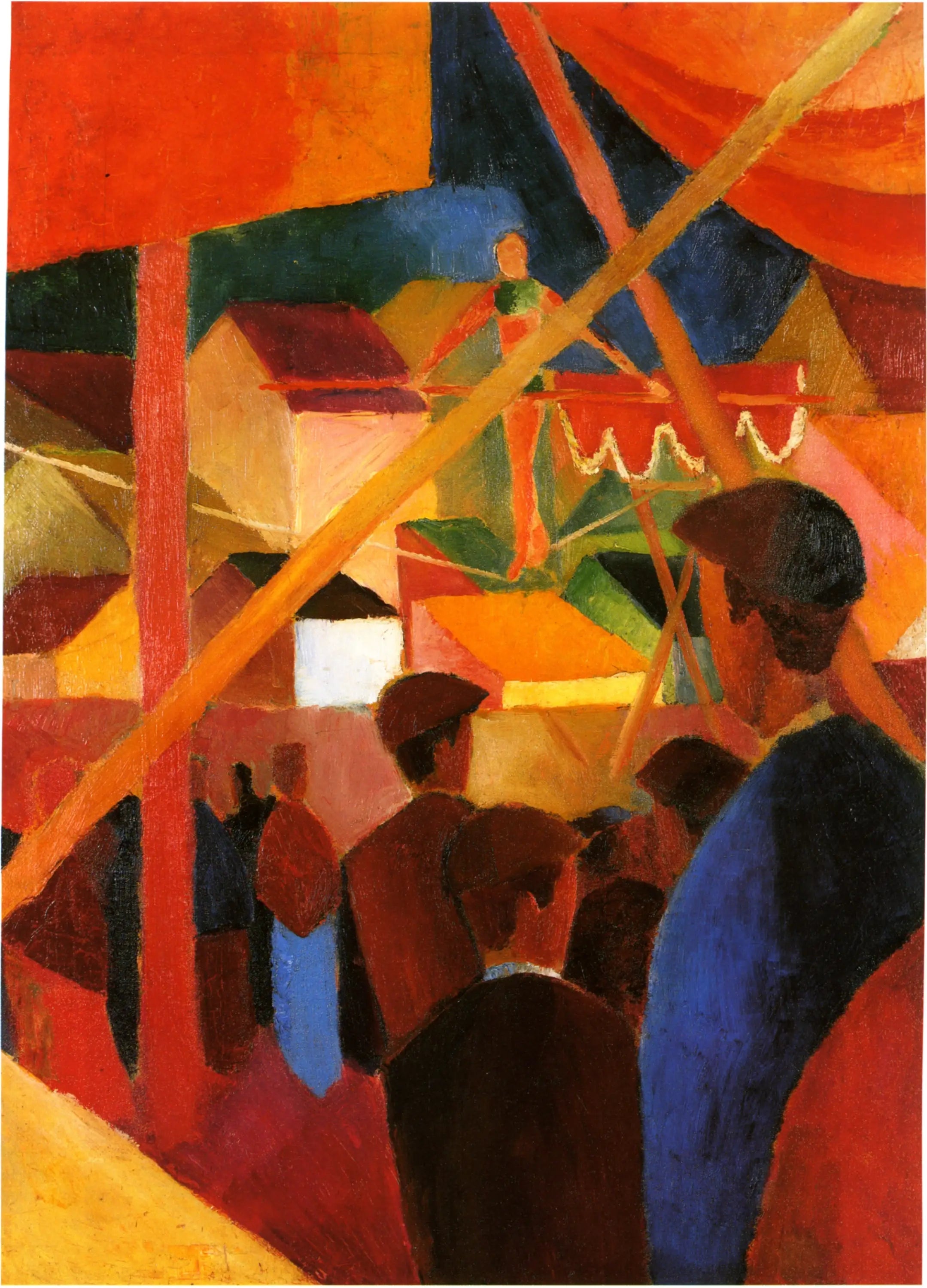 Seiltänzer - August Macke image 1 reproduction réalisée par Alpha Reproduction