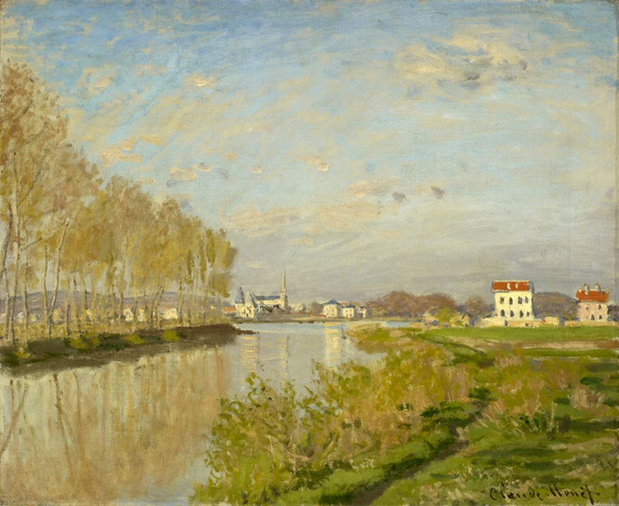 La Seine à Argenteuil W198 par Claude Monet, 1873, musée de Grenoble