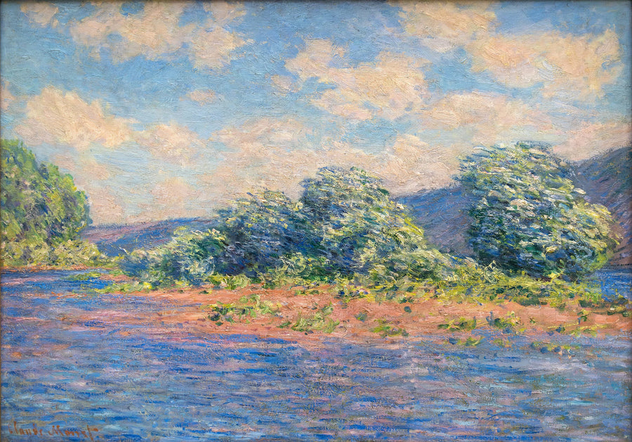 แม่น้ำแซนที่ปอร์-วิลเลซ - Claude Monet