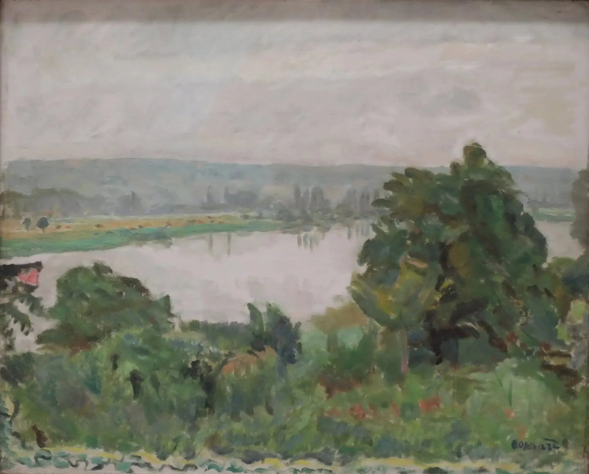 Seine près de Vernon - Pierre Bonnard image 1 tableau peint à l’huile sur toile