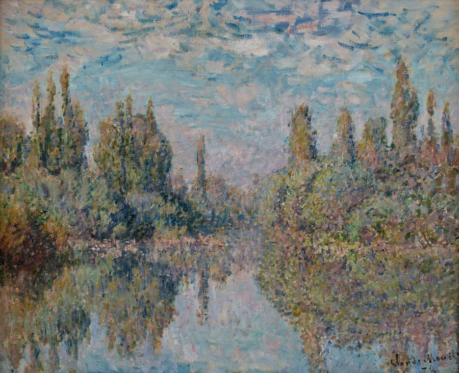 แม่น้ําแซนที่ Vétheuil W481 - Claude Monet