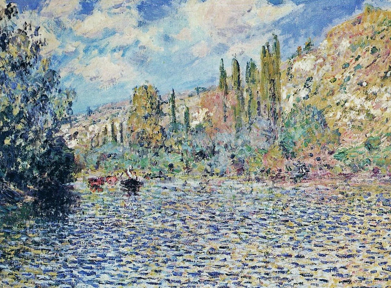 แม่น้ําแซนที่ Vétheuil W529 - Claude Monet