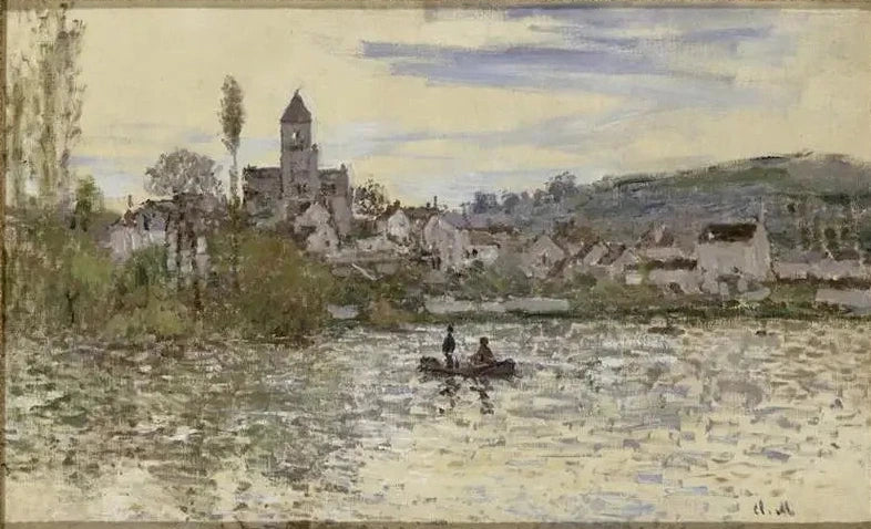 แม่น้ําแซนที่ Vétheuil W532 - Claude Monet