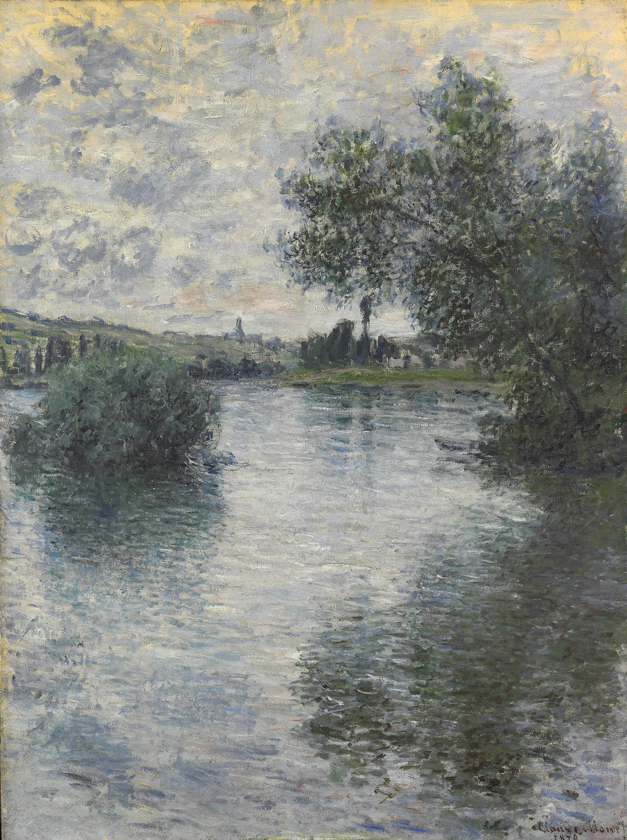 แม่น้ําแซนที่ Vétheuil W537 - Claude Monet