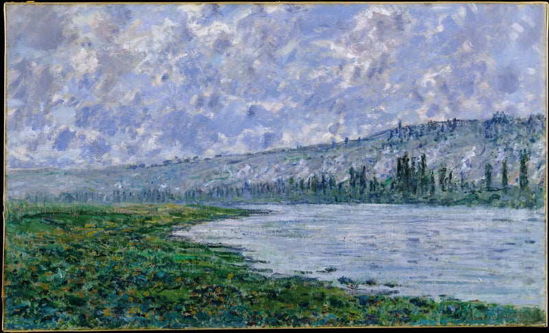 แม่น้ําแซนที่ Vétheuil W599 - Claude Monet