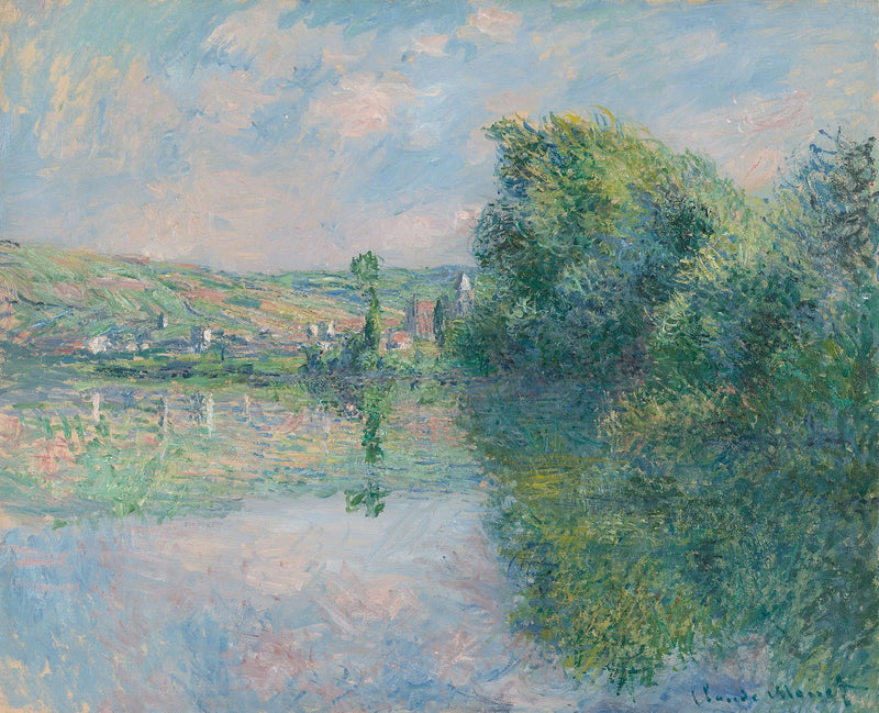 แม่น้ําแซนที่ Vétheuil W610 - Claude Monet