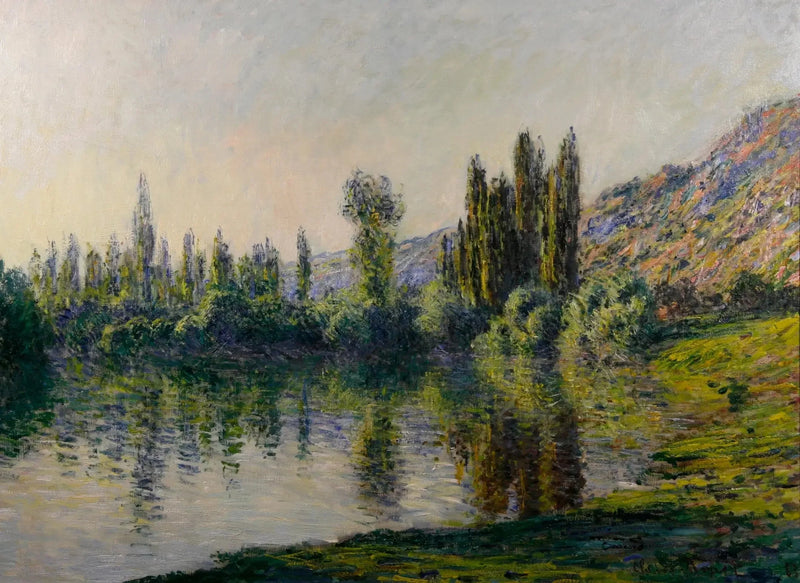 แม่น้ําแซนที่ Vétheuil W673 - Claude Monet