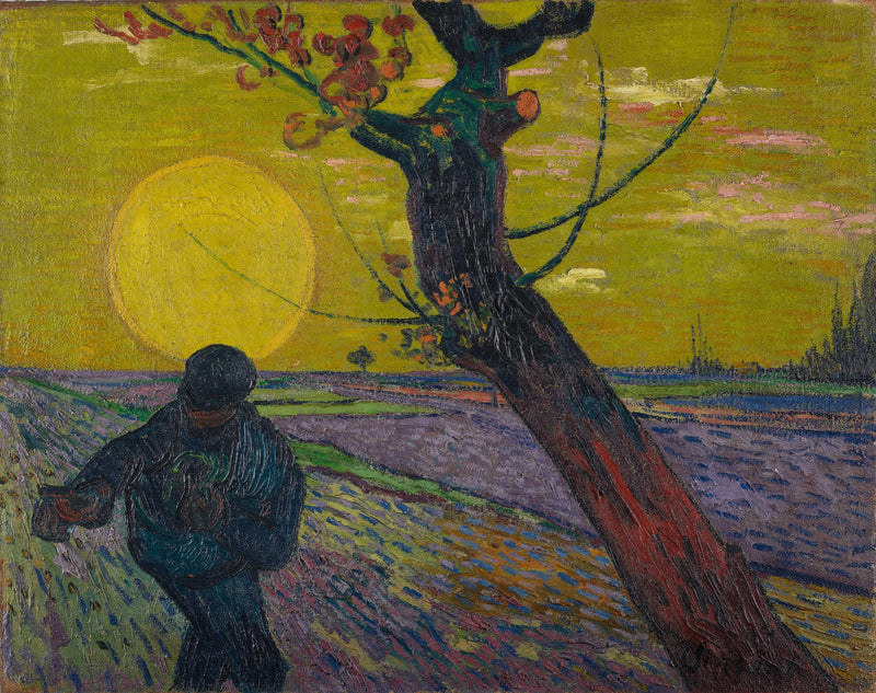 คนหว่านเมล็ดในยามพระอาทิตย์ตก - Vincent van Gogh