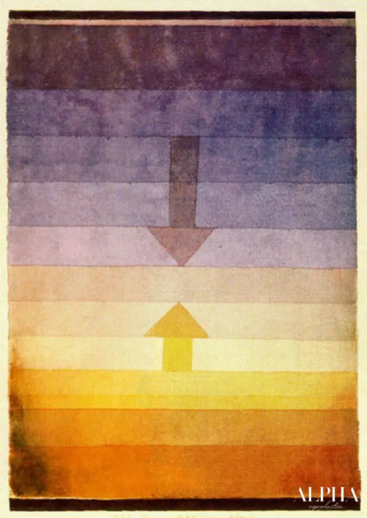 Séparation dans le soir - Paul Klee - Reproductions de tableaux et peintures haut de gamme