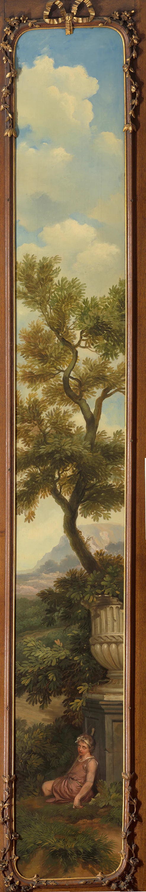 Série de dix peintures murales représentant des paysages arcadiens dans la pièce côté jardin au rez-de-chaussée de la maison Herengracht 524 à Amsterdam. - Jurriaan Andriessen
