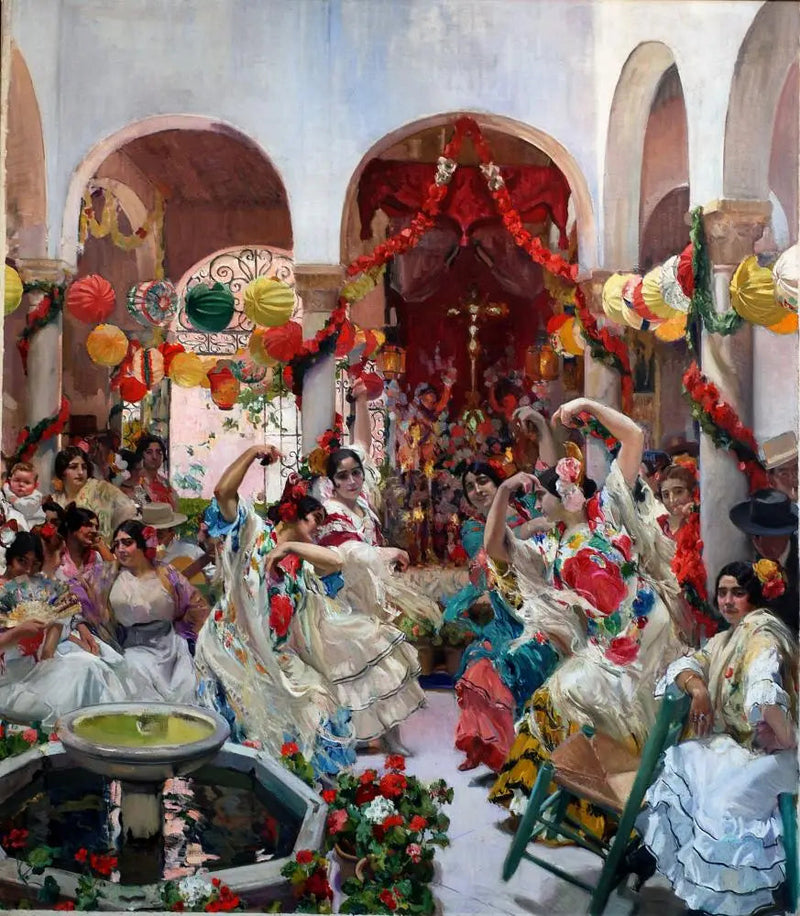 เซบียา, การเต้นรำ - Joaquín Sorolla