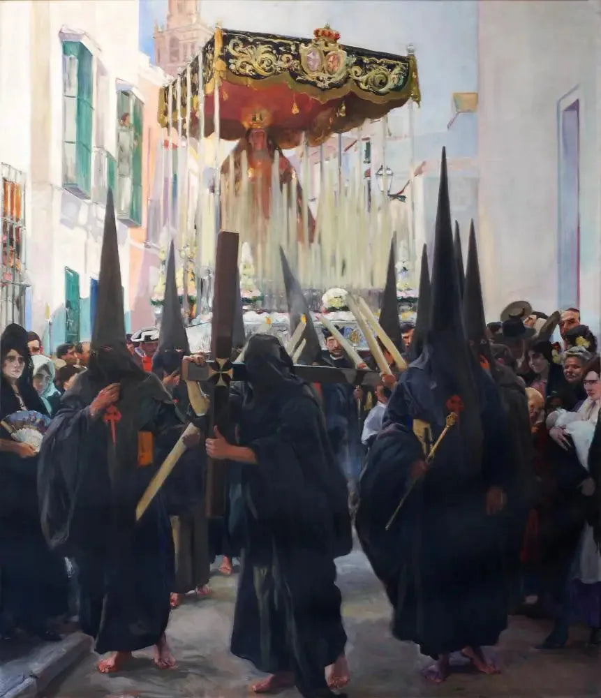 เซบียา, สัปดาห์ศักดิ์สิทธิ์. ผู้ทำการบูชา - Joaquín Sorolla