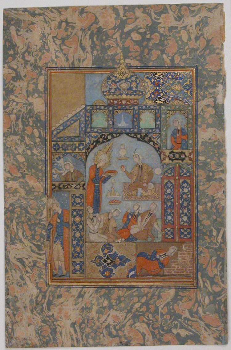 Joseph devant les femmes du Caire, Atelier persan anonyme, second half 16th century
