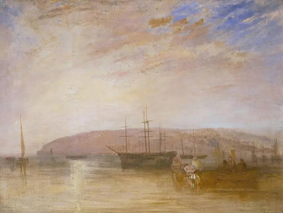 การจัดส่งจาก East Cowes Headland - J. M. W. Turner