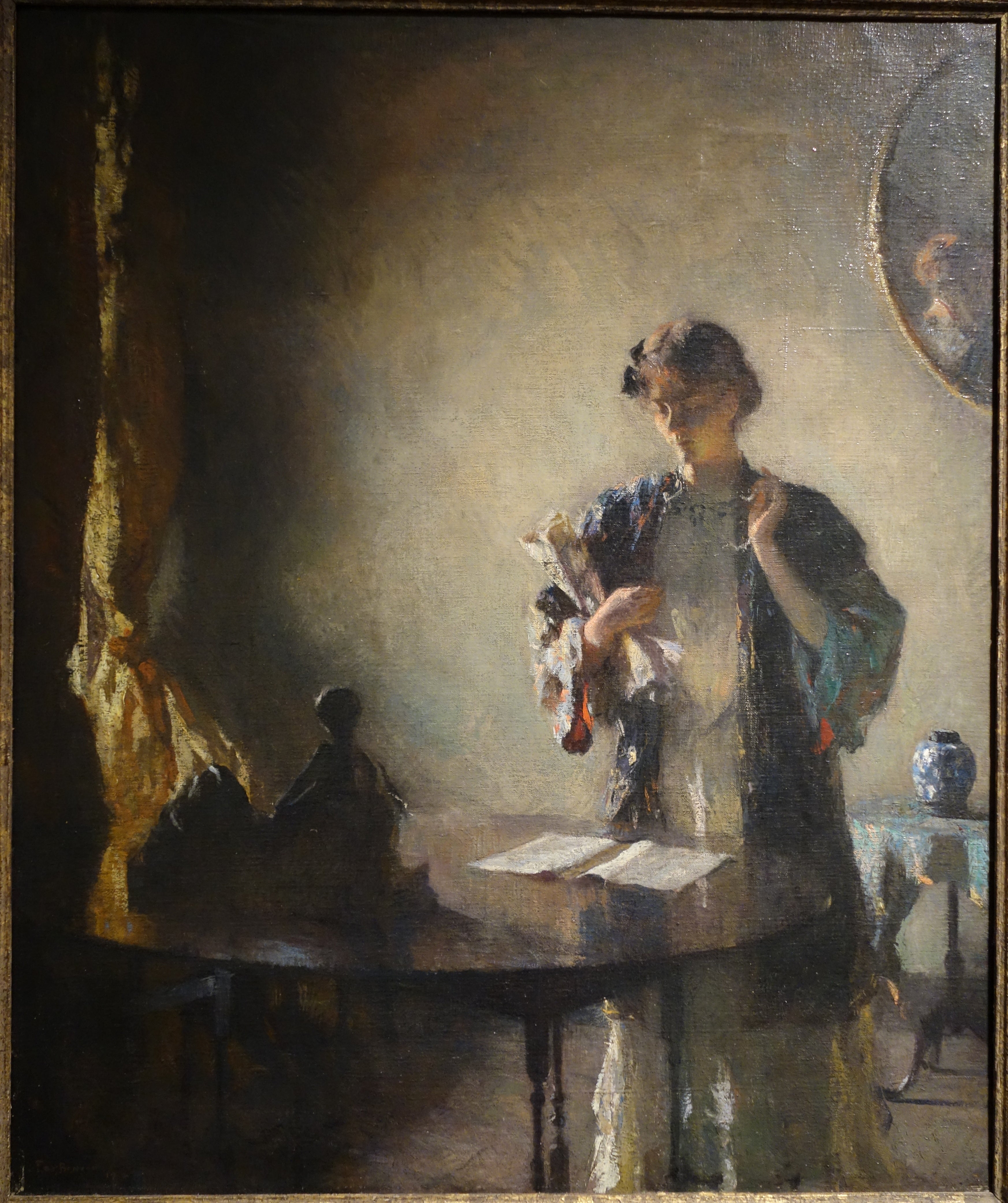 Silhouette dans une pièce - Frank Weston Benson - Alpha Reproduction