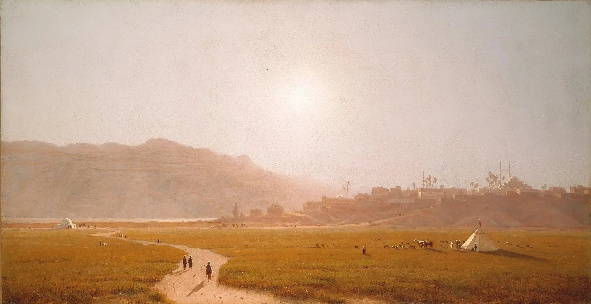 Siout, Égypte - Sanford Robinson Gifford image 1 reproduction de peinture à l’huile