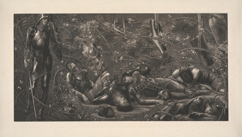 Le Bois de ronces, petite version - Edward Burne-Jones