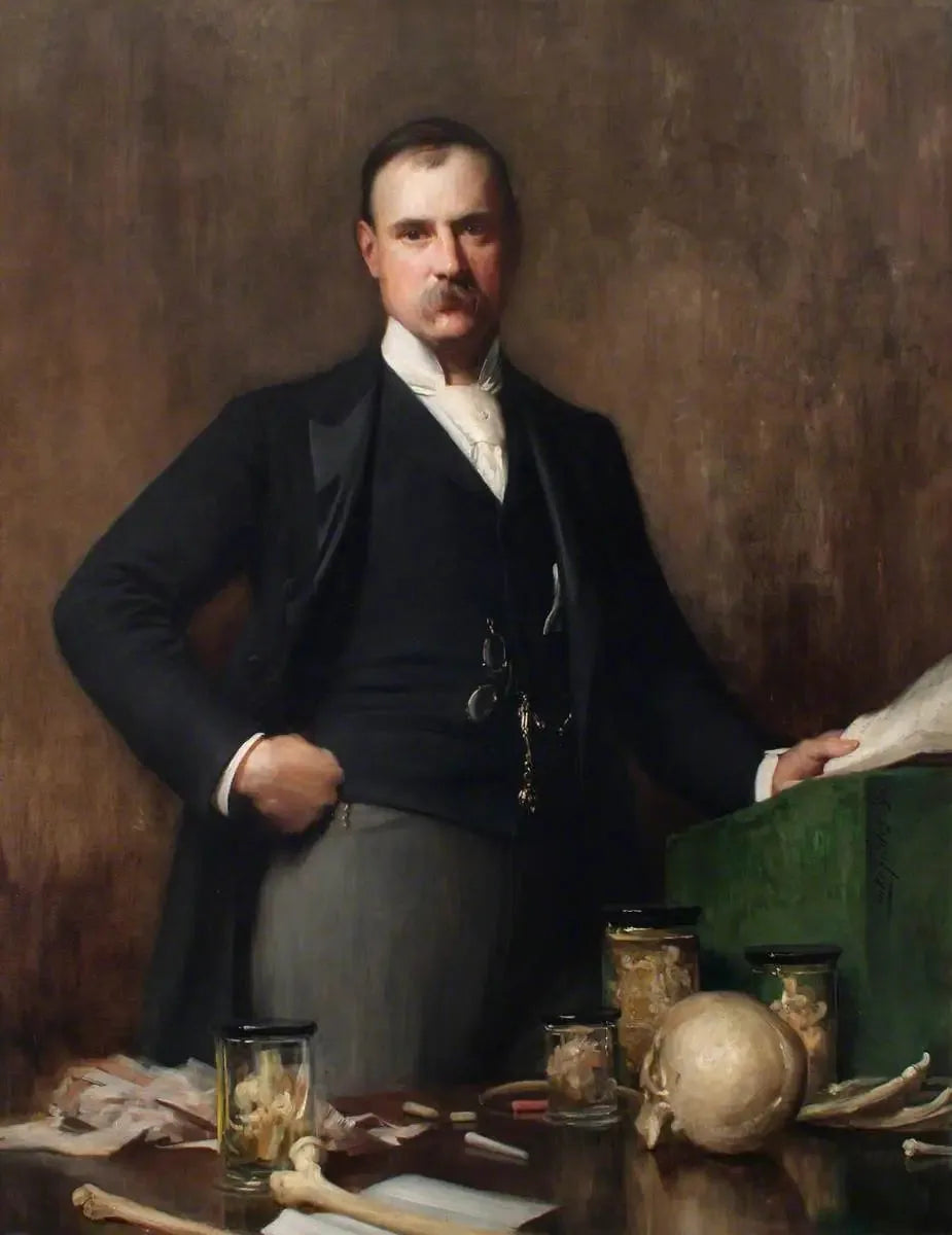 Sir Frederick Treves (1853–1923) - Luke Fildes image 1 reproduction artisanale de tableau
