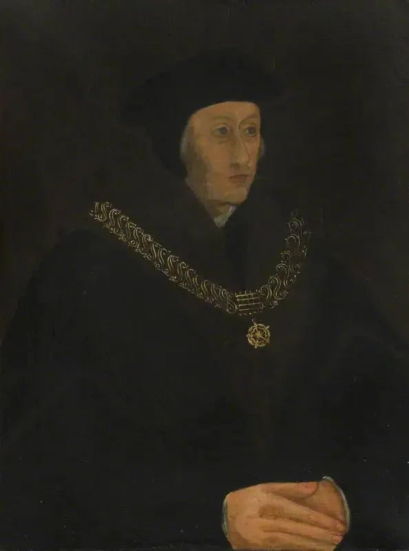 เซอร์ ทอมส์ มอร์ (1478–1535), นักพลีชีพในการปฏิรูปศาสนา, เลขาธิการรัฐมนตรี (1529–1532) - ฮันส์ โฮลไบน์ จูเนียร์