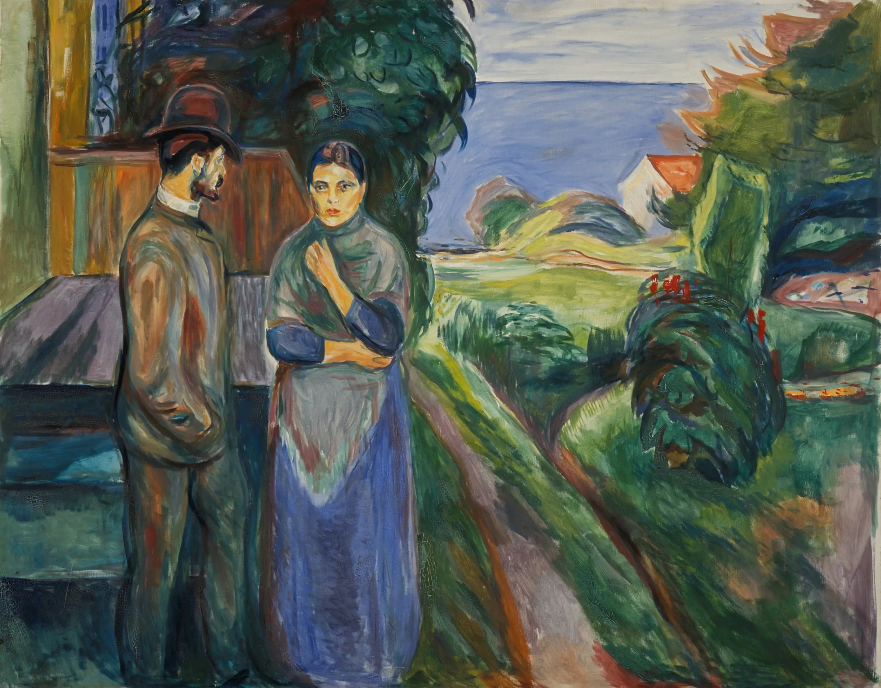 Soir d'été - Edvard Munch image 1 reproduction artisanale de tableau
