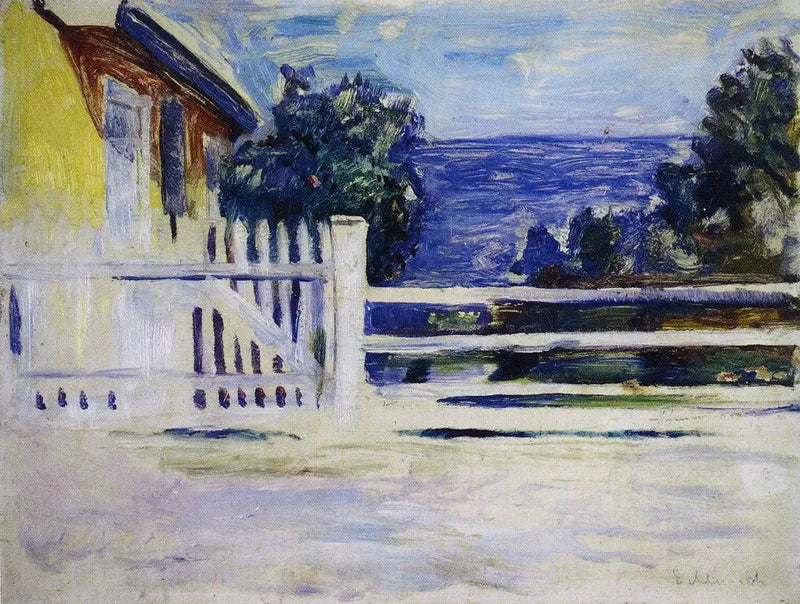 คืนฤดูร้อนที่Åsgårdstrand - Edvard Munch
