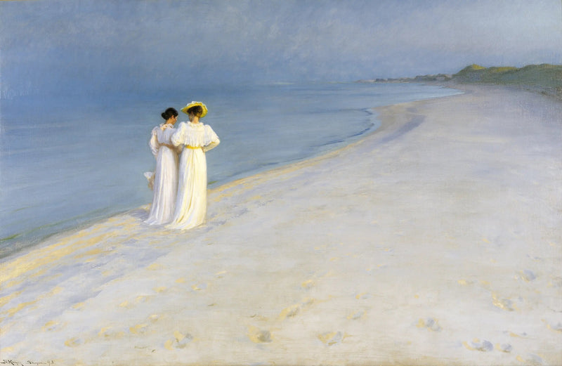 ค่ำคืนฤดูร้อนบนชายหาดสกาเกน - Peder Severin Krøyer