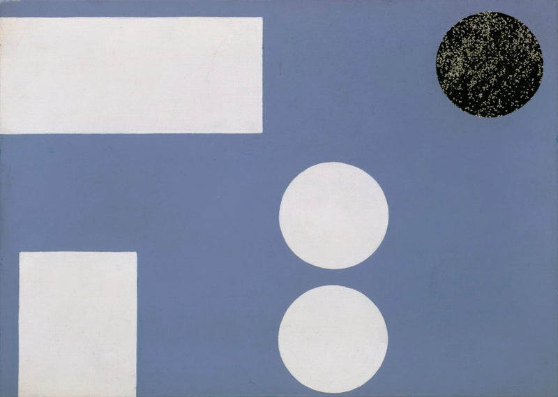 Composition à trois cercles et deux rectangles - Sophie Taeuber-Arp