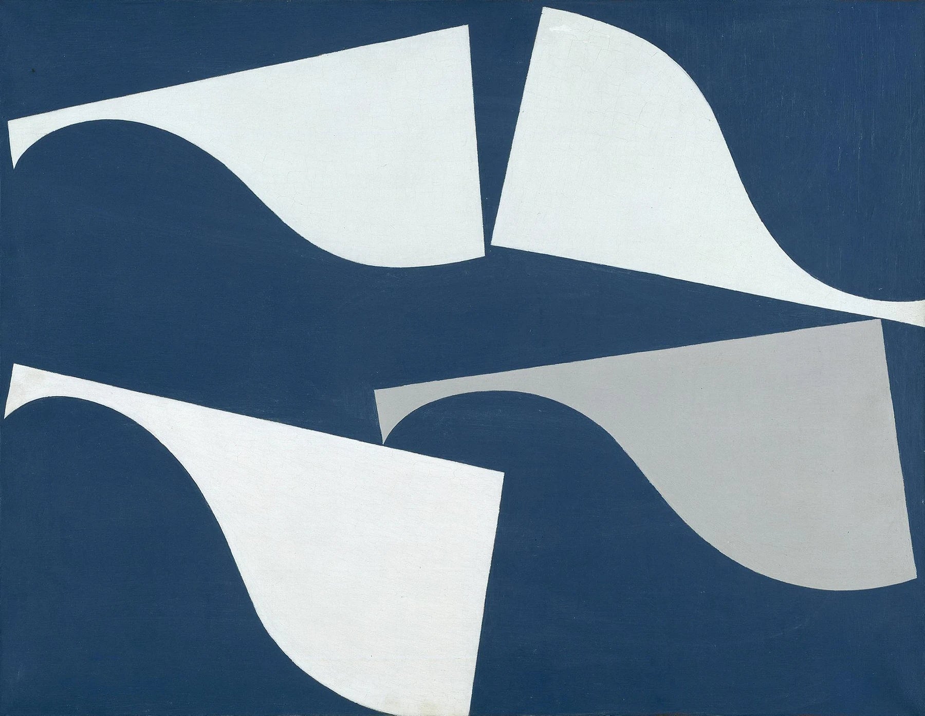 Composition* (1935, version 3), peinture de Sophie Taeuber-Arp