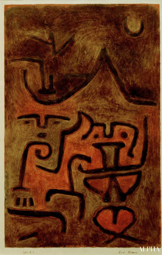 Sorcières de la terre, 1938 - Paul Klee - Reproductions de tableaux et peintures haut de gamme