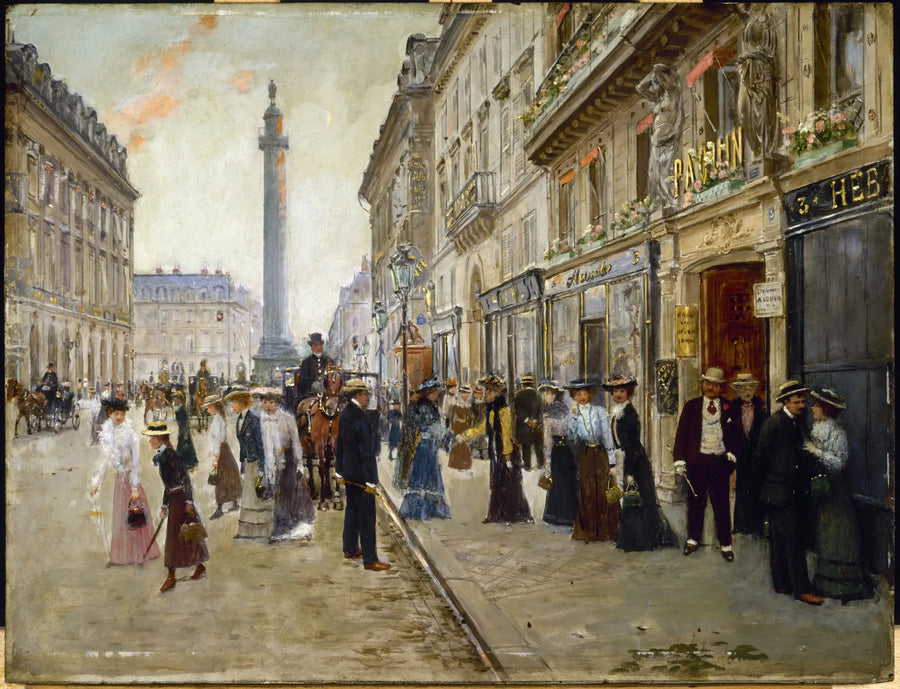 ภาพวาดของแม่บ้านจากบ้าน Paquin - Jean Béraud