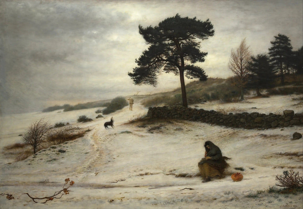 Souffle, souffle, vent d'hiver - John Everett Millais image 1 reproduction de peinture à l’huile