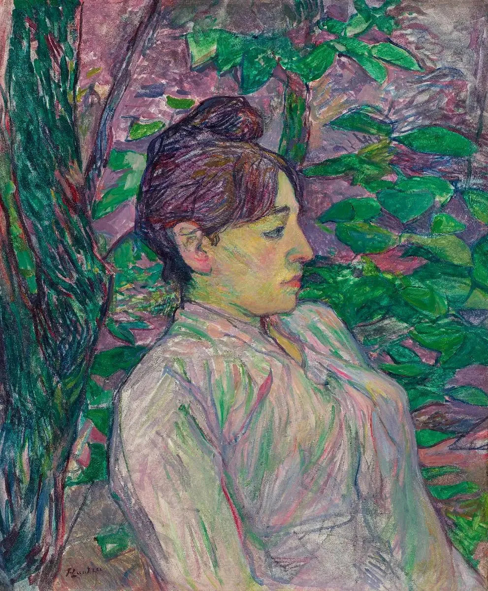 Sous la verdure - Henri de Toulouse-Lautrec image 1 reproduction artisanale de tableau