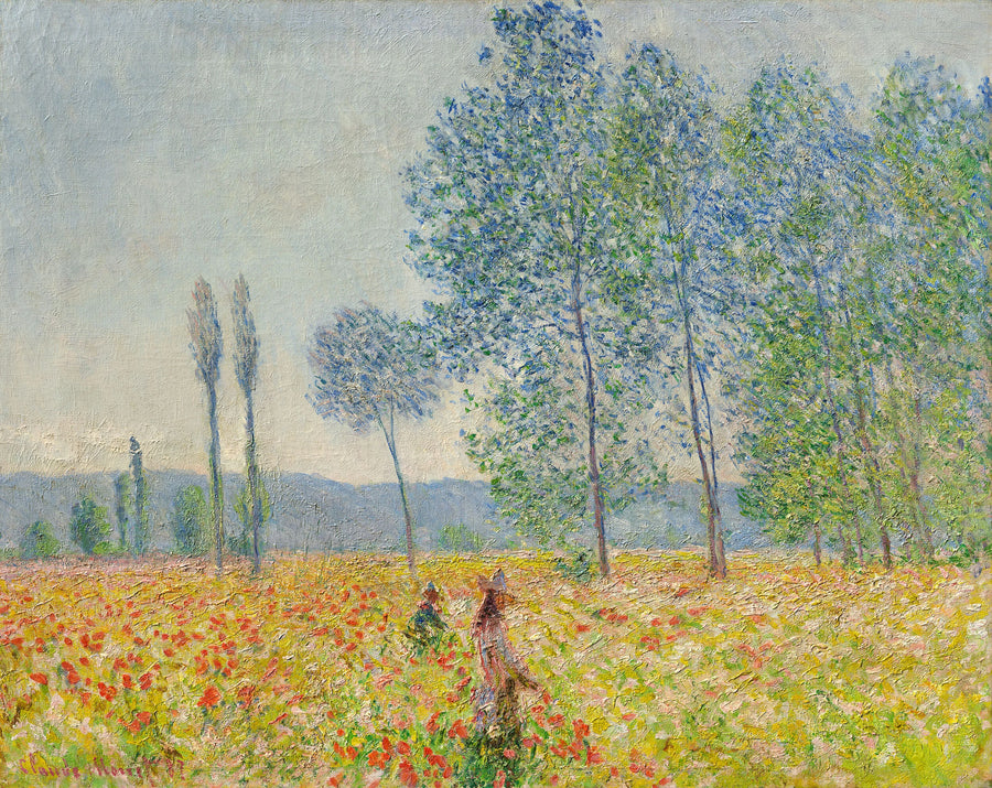 ใต้ต้นป็อปลาร์, แสงแดด - Claude Monet