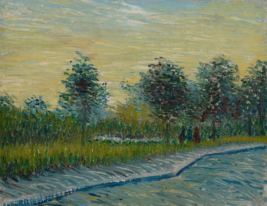 จัตุรัสแซงต์-ปีแอร์ยามพระอาทิตย์ตก - Vincent van Gogh