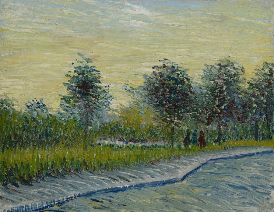 จัตุรัสแซงต์-ปีแอร์ยามพระอาทิตย์ตก - Vincent van Gogh