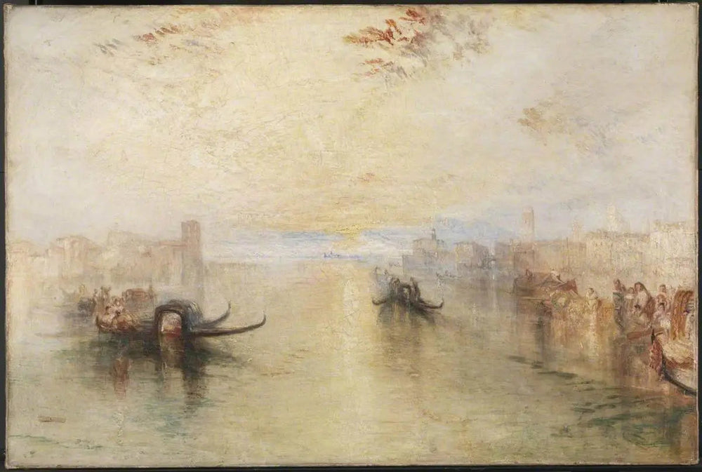 St Benedetto, Looking towards Fusina - J. M. W. Turner image 1 tableau peint à l’huile sur toile
