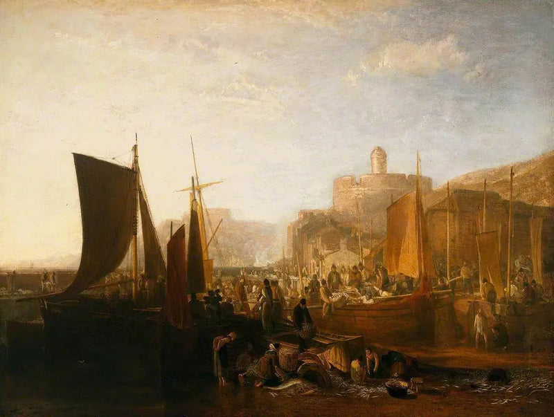 St Mawes ในฤดูกาลปลาซาร์ดีน - J. M. W. Turner