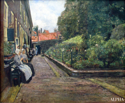 Stevenstift în Leiden - Max Liebermann - Reproductions de tableaux et peintures haut de gamme