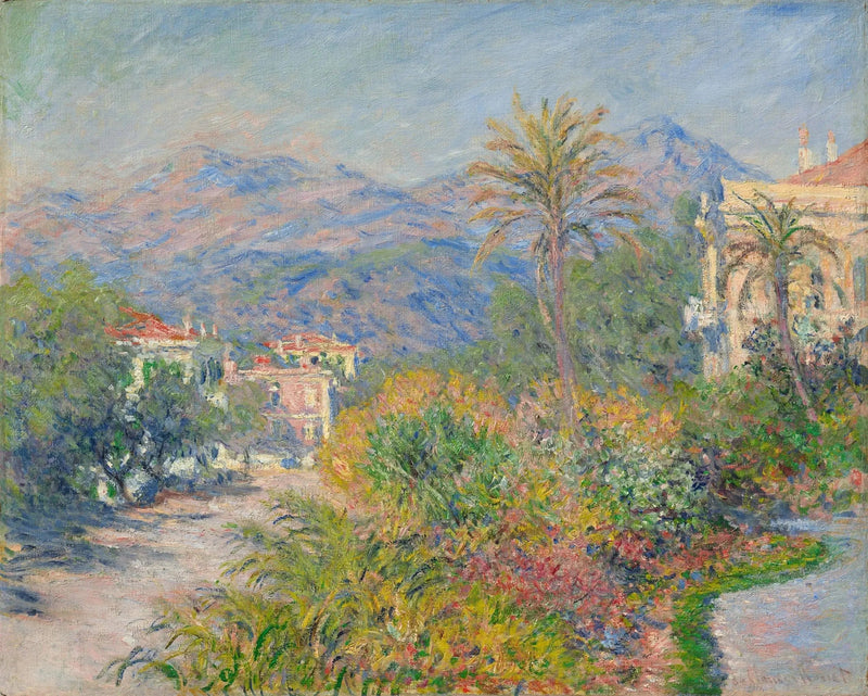 Strada Romana ใน Bordighera W855 - Claude Monet