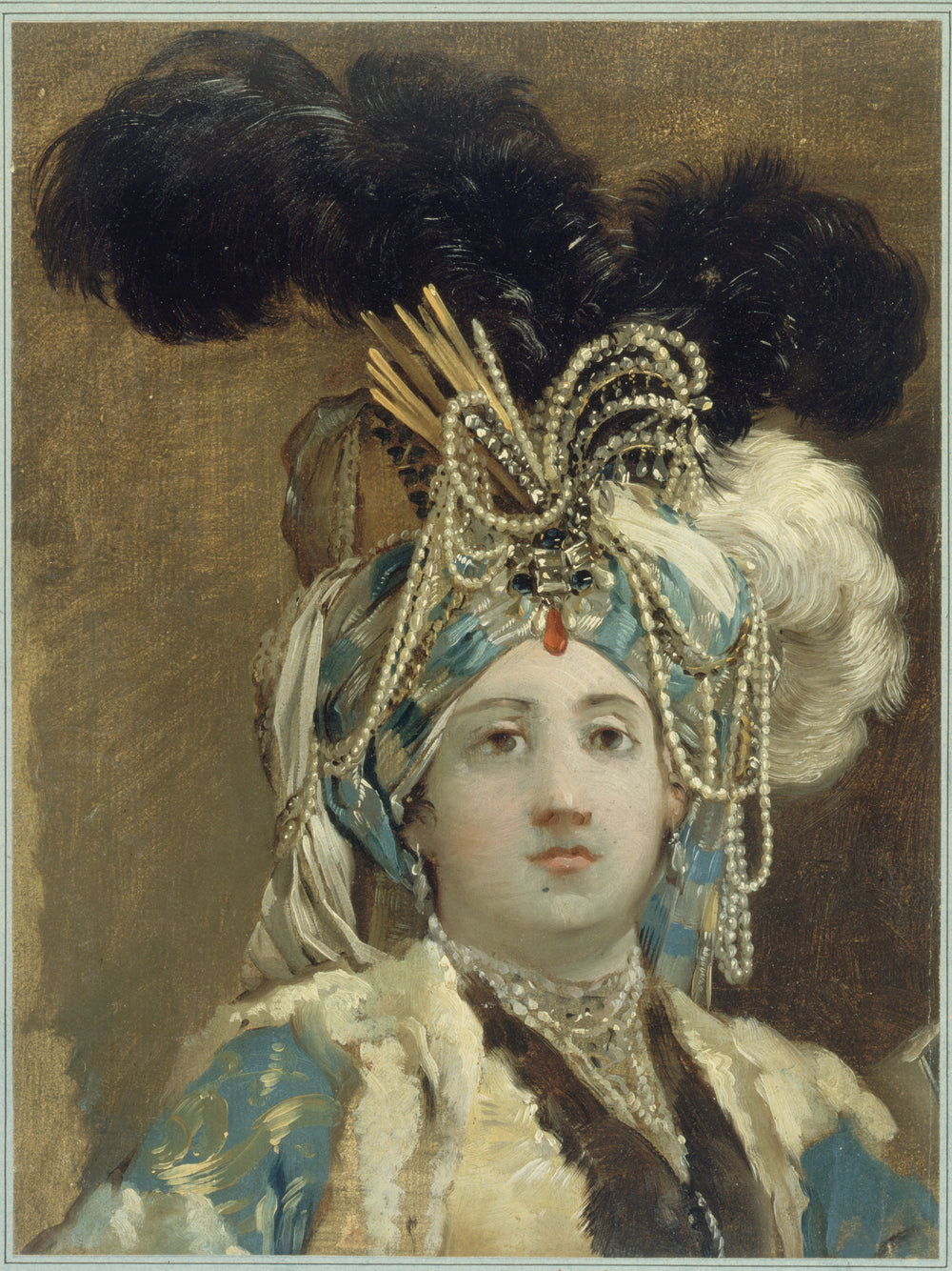 Sultane reine - Joseph-Marie Vien image 1 tableau peint à l’huile sur toile