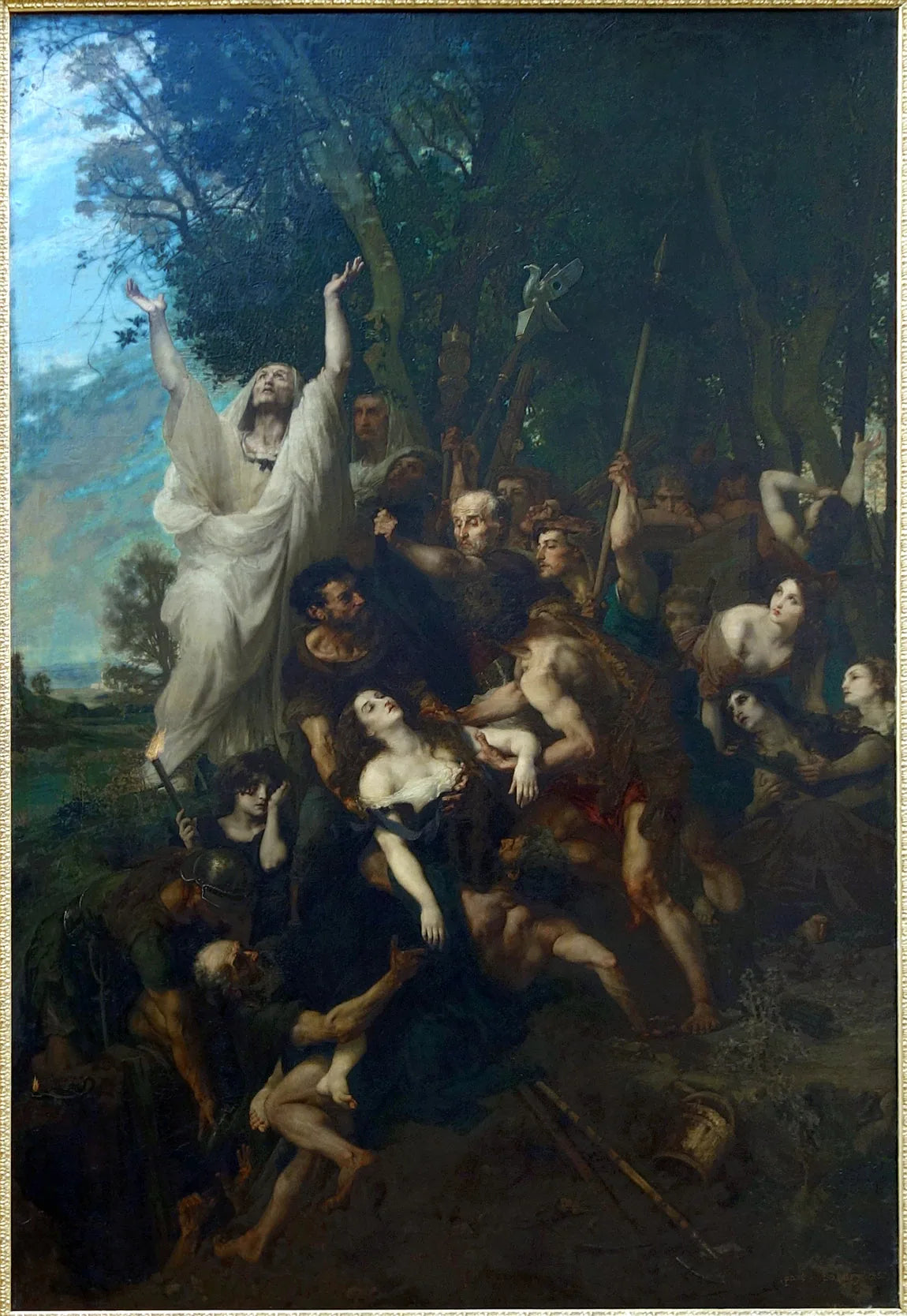 Supplique d'une vestale - Paul Baudry image 1 tableau peint à l’huile sur toile