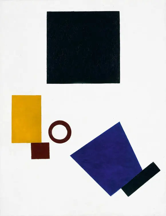 Suprématisme: Autoportrait en deux dimensions - Kazimir Malevich - Alpha Reproduction